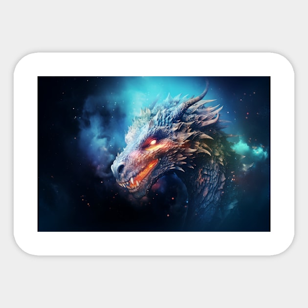 Dragon Legendary Creature Fantastic WorldSurrealist Sticker by Cubebox